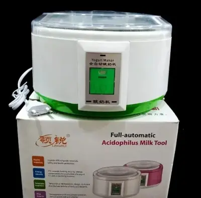 Picture of Automatic Yogurt (Doi) Maker Green & Pink ( 1.5 Litre ) - Multicolor