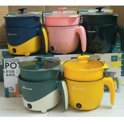Picture of Mini Multi-Functional Double Layer Electric Cooking Pot 1.8 lte - Multicolor