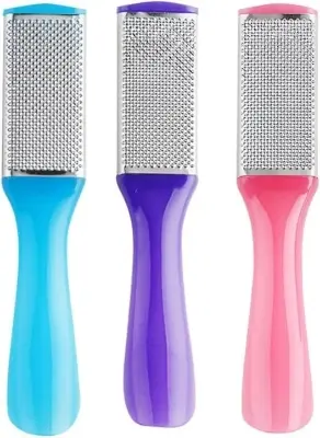 Picture of 1 PC Foot File Hard Skin Remover Foot Care Pedicure Tool Stainless Steel Double Sided Foot Scraper MULTICOLOUR - Multicolor