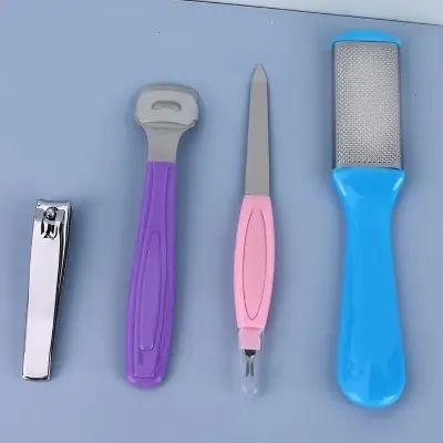 Picture of 4--in-1 Pedicure Set, Professional Pedicure Tool Foot Dead Skin Remover Is Suitable For Home And Salon Care - Multicolor