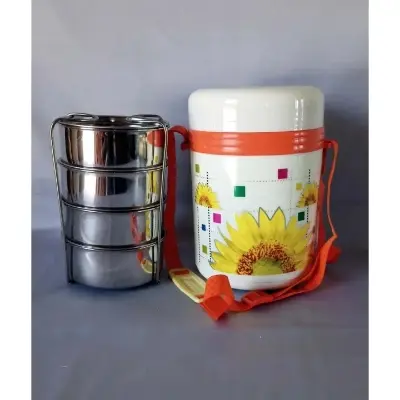 Picture of Kiam 4 Bati Lunch Pot - Multicolor
