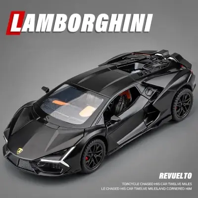 Picture of 1:32 lambos Revuelto Supercar Alloy Model Car Toy Diecasts Casting Sound and Light Car Toys For Children Vehicle - Multicolor