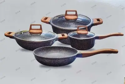 Picture of Kiam 7 Pcs Die-Casting Aluminum Cookware Set (INDUCTION)