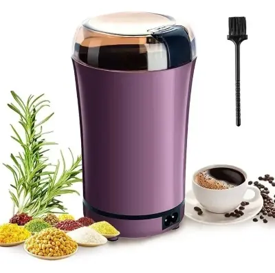 Picture of Mini Electric Blender Coffee Beans Chopper Superfine Powder Grinding Machine Milling Beans Grain Spices Electric Coffee Grinder Dry - Multicolor