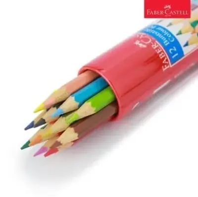 Picture of Classic Colour Pencils 12 In A Round Metal Tin - Multicolor