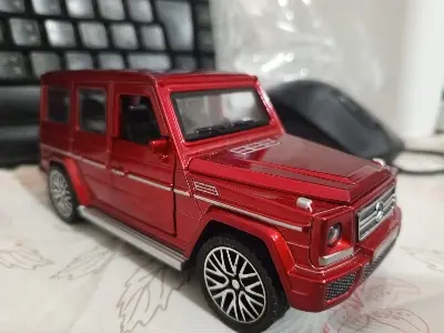 Picture of Red  1:24 diecast alloy car mercedes benz die cast model g-class alloy toy car - Red