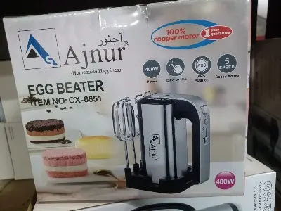 Picture of 400 WATT Ajnur Egg Beater CX-6651/ 1 Year Motor Guarantee - Multicolor