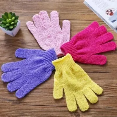 Picture of 1 Pcs Bath For Peeling Exfoliating Mitt Glove For Shower Scrub Gloves - Multicolor