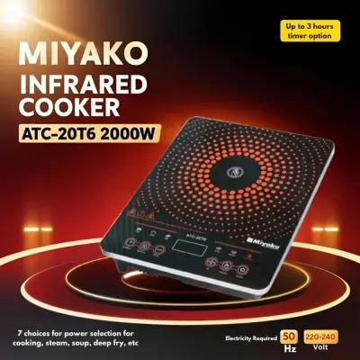 Picture of MIYAKO ATC-20T6 Electric Induction Cooker Red