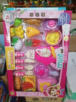 Picture of Baby Smile-Kitchen Set-BX20A-10202/Baby Kitchen Set/ baby kitchen set for toy kids Kitchen Set/ Barbie Kitchen Ware Play Set For Girls - Multicolor