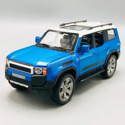 Picture of 1:22 Scale Alloy Athlete LC-250 Leader Metal Diecast Car Model - Blue