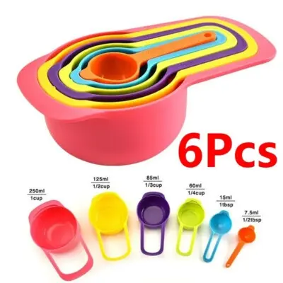 Picture of 6-Piece Measuring Cups Set - Multicolor