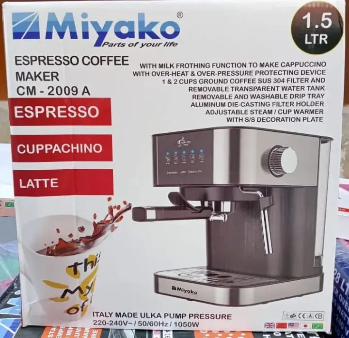 Picture of Miyako Espresso Coffee Maker CM-2009 A - Multicolor