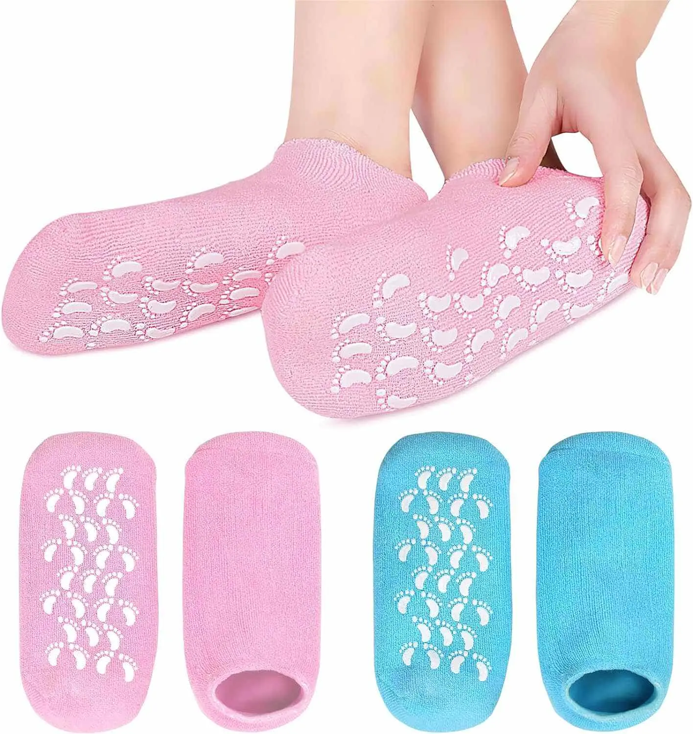 Picture of Socks Gloves Moisturizing Whitening Exfoliating Socks Smooth Beauty Hand Foot Care Sock - Multicolor