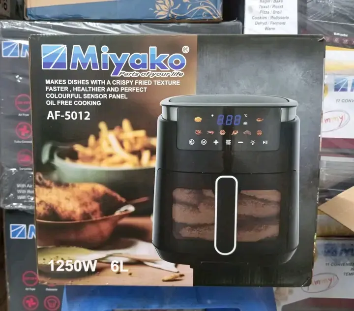 Picture of 6 Liter Miyako Air fryer with Digital display AF -5012 Model - Multicolor