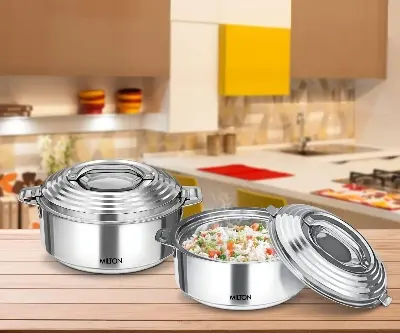 Picture of Milton Galaxia Stainless Steel Casserole 3500ML - Multicolor