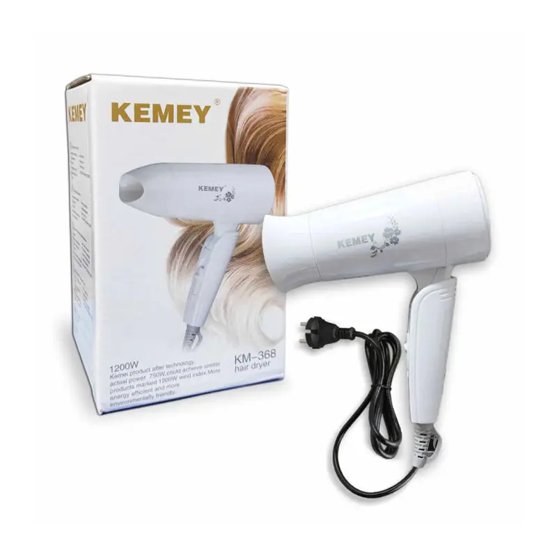 Picture of Kemey KM 368 হেয়ার ড্রায়ার ... - White