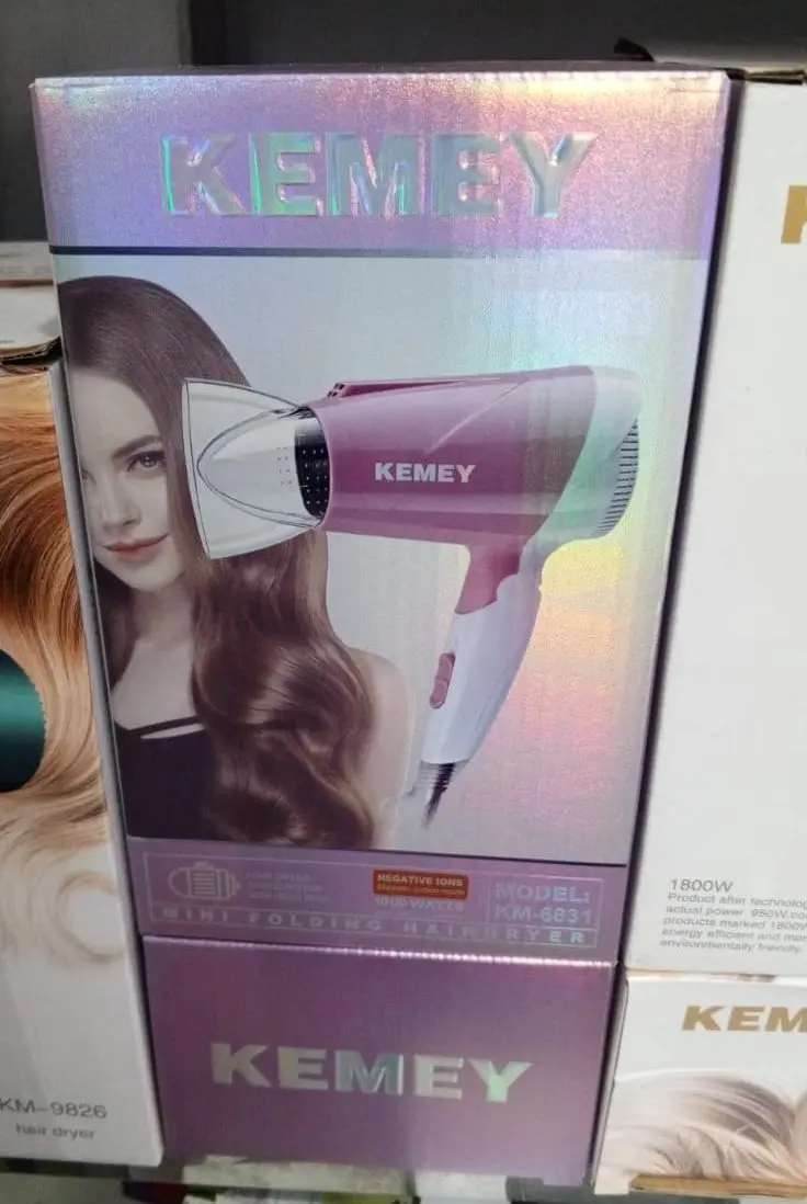 Picture of Kemey KM-6831 Hair Dryer (1600W) - Multicolor