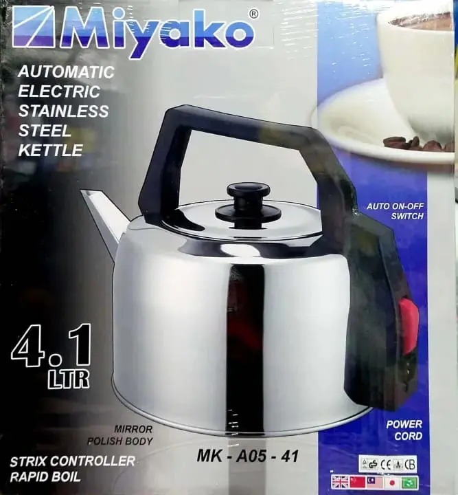 Picture of Miyako Automatic Electric Steel Kettle 4.1 - Multicolor