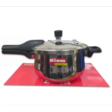 Picture of Kiam Stainless Steel Outer Lid Pressure Cooker KSPC-5.5(5.5 Liter - Silver
