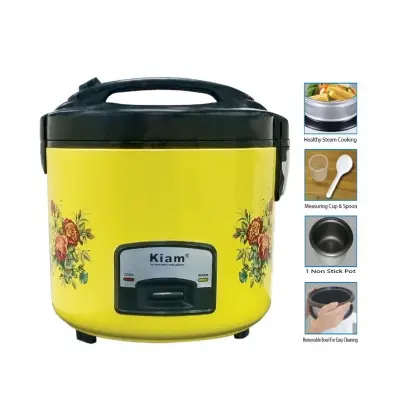Picture of Kiam Rice Cooker Delux (Full Body) 2.8 ltr DFB-104 - Multicolor