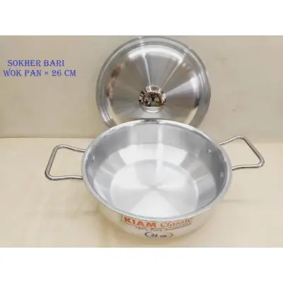 Picture of Kiam Wok pan 28 cm - Silver