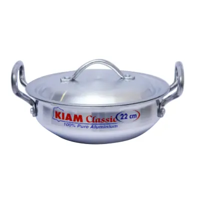 Picture of Kiam Wok pan 22 cm - Silver