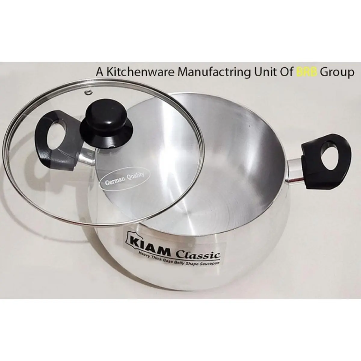 Picture of Belly Shape Saucepan 16cm - Silver