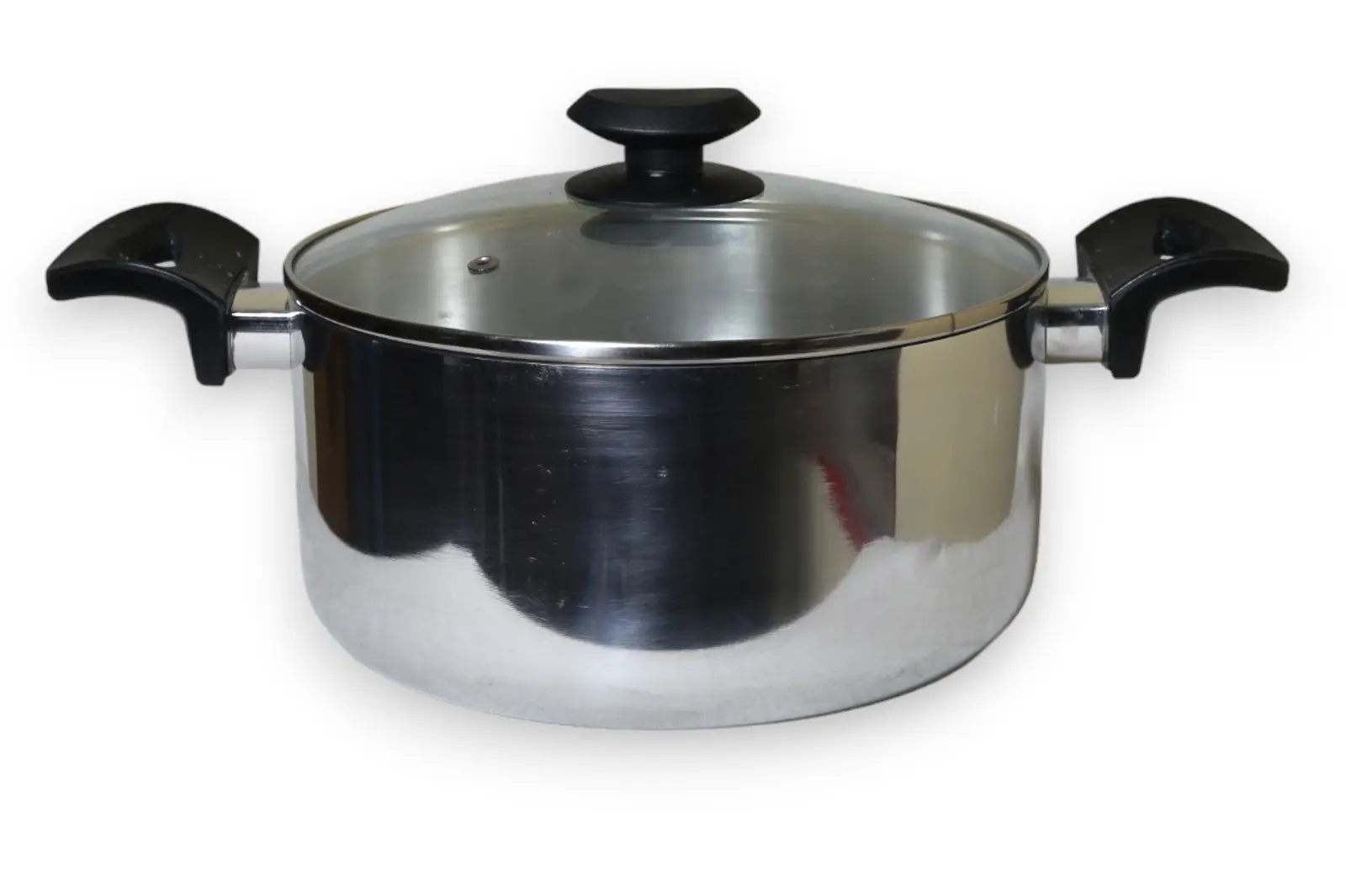 Picture of Alu. Casserole with Glass Lid 22 cm - Silver