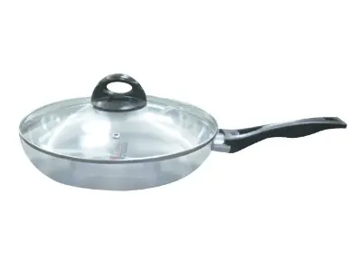 Picture of Alu. Frypan with Glass Lid 24 cm - Silver
