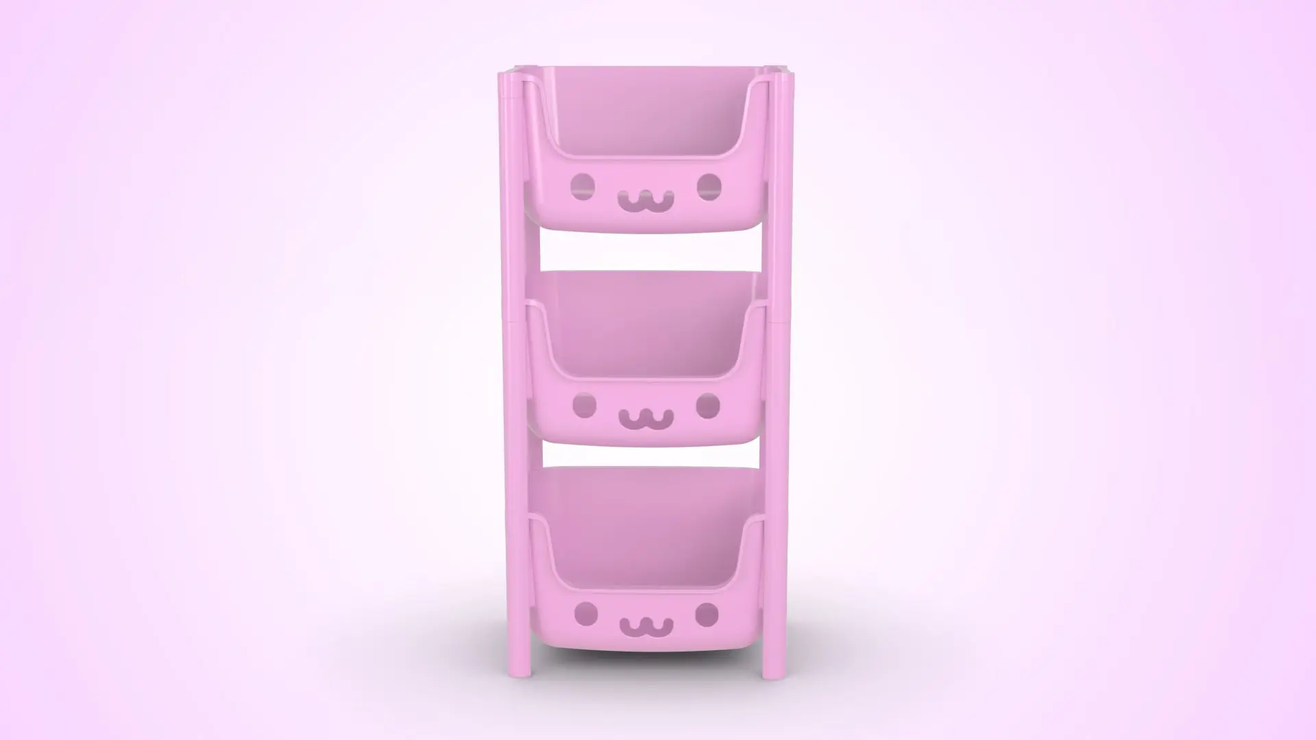Picture of Kids Rack 3 Step Pink 