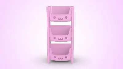 Picture of Kids Rack 3 Step Pink 