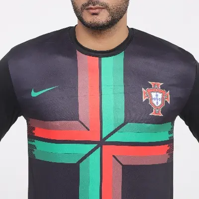 Picture of Portugal Team Jersey- Full Sleeve - Black