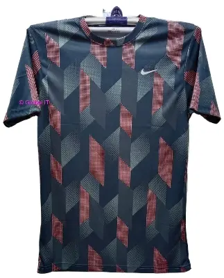 Picture of Stylish New Jersey - Black and Red - Jersey Football - Black