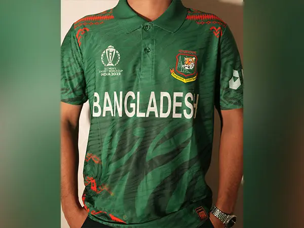 Picture of Bangladesh World Cup Jersey 2023 - Polo Jersey - Bangladesh Cricket Jersey - Green