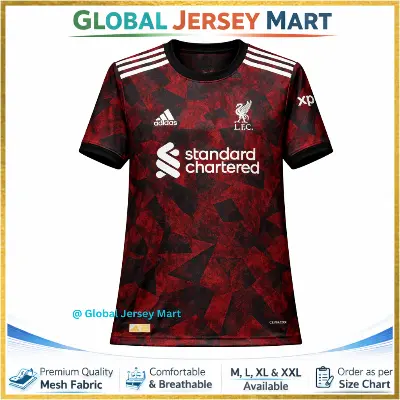 Picture of Liverpool Third Jersey 2024/25 – Adidas – Standard Chartered – Short Sleeve Football Jersey – England/English Football Club Fan Edition - Multicolor