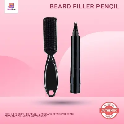 Picture of OXOLO Beard Filler Pencil Men Beard Repair Pen Beard Effective Enhancer Waterproof