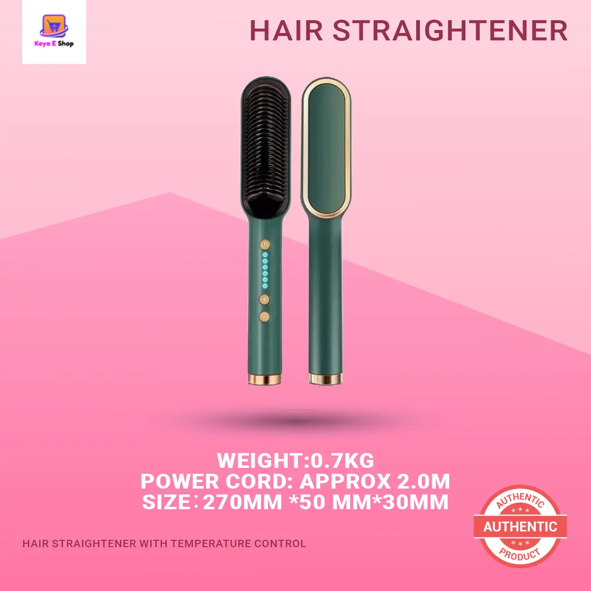 Picture of Hair straightener with temperature control