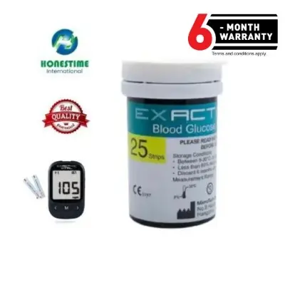 Picture of Exactive Vital 25 Pcs Test Strips +12 to 24 Months Expiry Time + Glucose Suger Test Strips 