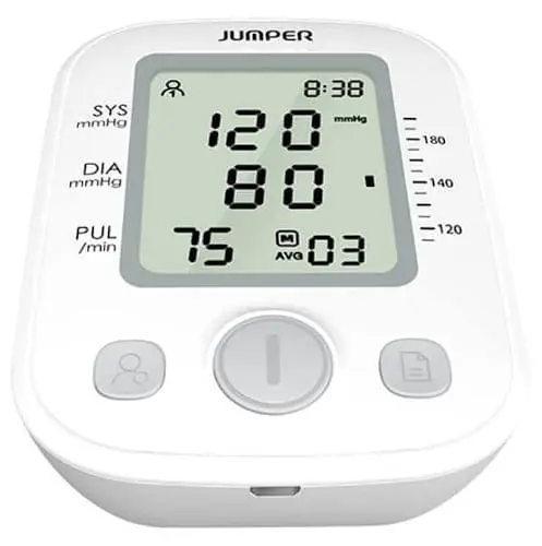 Picture of German Tech Jumper Electronic Blood Pressure Monitor With 2 Year Replacement Warranty by Honestime (…)