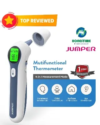 Picture of Jumper Premium JPD FR 300 Non-Contact Infrared Thermometer With 12 Months Replacement Warranty (White)