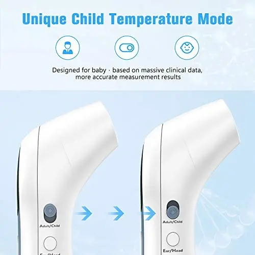 Picture of Jumper Premium JPD FR 300 Non-Contact Infrared Thermometer With 12 Months Replacement Warranty (White)