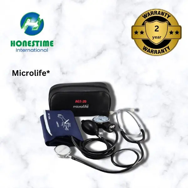 Picture of Swiss Micro Life Manual Blood Pressure Measurement Device with 2 Years Warranty, Stethoscope Included 