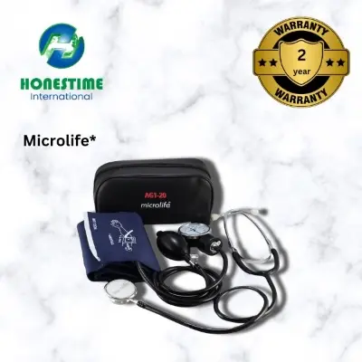 Picture of Swiss Micro Life Manual Blood Pressure Measurement Device with 2 Years Warranty, Stethoscope Included 