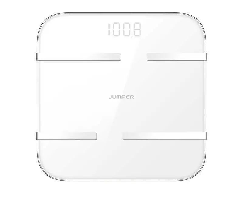 Picture of JUMPER Official JPD BS-200 High Precision Double Tempered Glass Digital Body Weight Scale Device | 1 Year full Replacement Warranty by HONESTIME 
