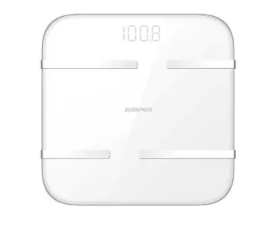 Picture of JUMPER Official JPD BS-200 High Precision Double Tempered Glass Digital Body Weight Scale Device | 1 Year full Replacement Warranty by HONESTIME 