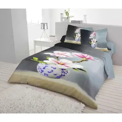 Picture of King Size Cotton Bed Sheet With  2 Pillow Covers