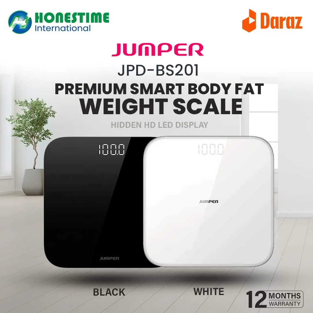 Picture of German Tech Jumper Premium Weight Scale  BS 200 / 201 With 1 year replacement warranty by Honestime (Black)