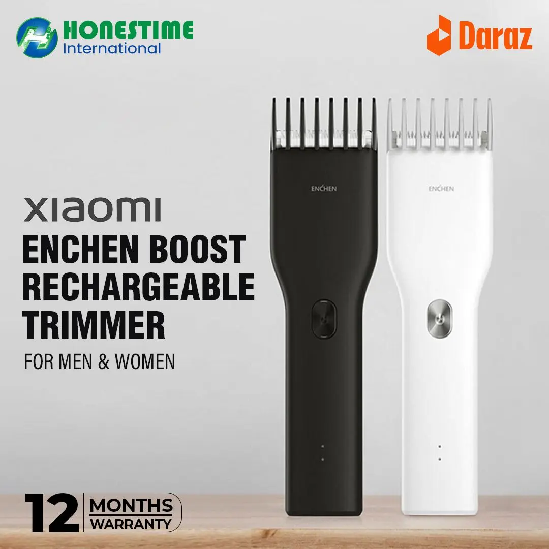 Picture of Xiaomi ENCHEN Boost Rechargeable Trimmer by Xiaomi Eco-chain for Men & Women with 1-Year Warranty by Honestime (Black)