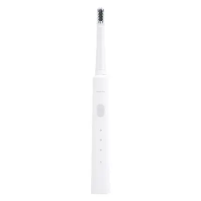 Picture of Realme N1 Sonic Electric Toothbrush Premium Quality Duopont 99.99% Antibacterial Food Grade , 1 time Charge 65 times use Expiry indicating Blue bristle 2000 rpm IP67 Water resistant (White)